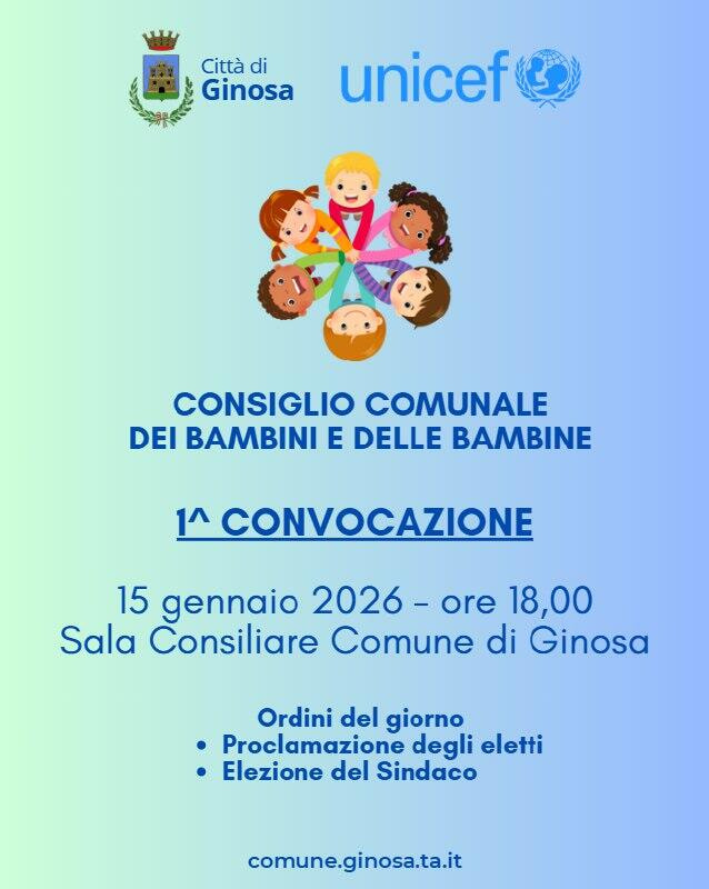 Immagine: Consiglio Comunale dei Bambini - Convocazione