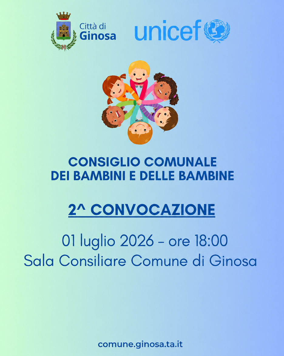 Immagine: consiglio comunale dei bambini e bambine