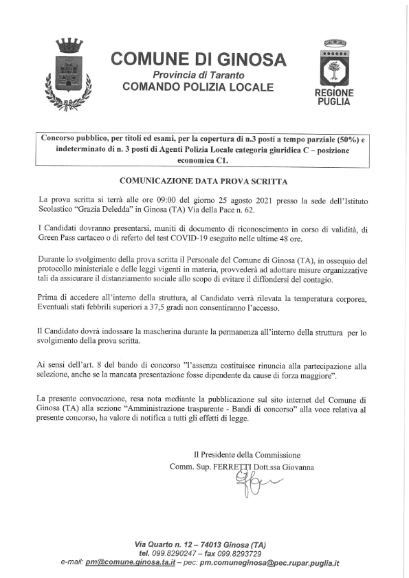 Immagine: PROVA_SCRITTA_-_CONVOCAZIONE_001206