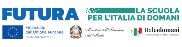 Immagine che rappresenta il Logo Futura Finanziato con il Pnrr