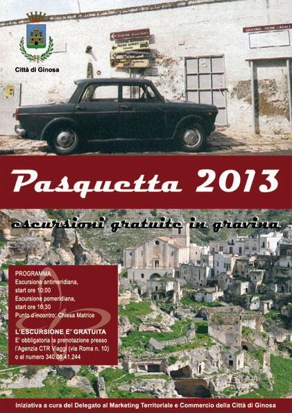 Immagine: Locandina escursione gratuita a Pasquetta
