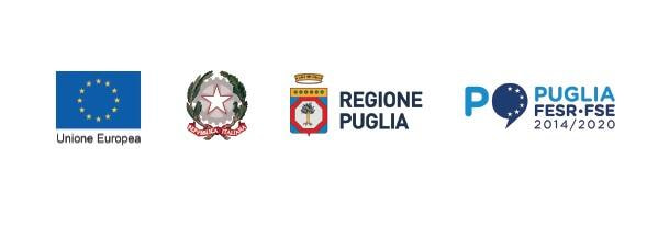 Immagine che rappresenta i loghi della Regione Puglia e dell'unione europea.
