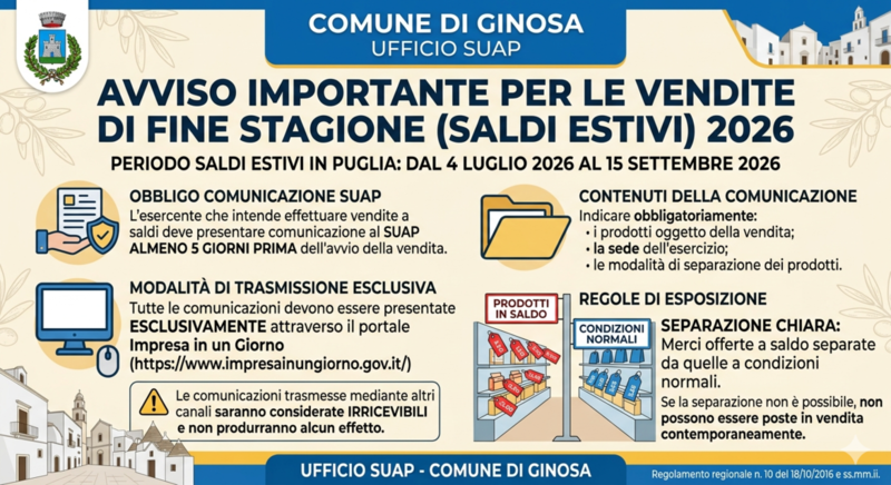 Immagine: Saldi estate 2026