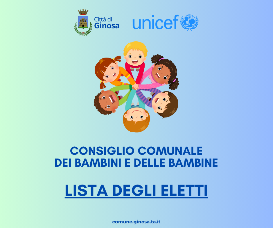 Immagine: CONSIGLIO COMUNALE DEI BAMBINI